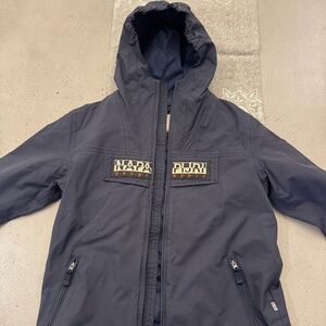 Napapijri Navy Blue light wind Braker size 10